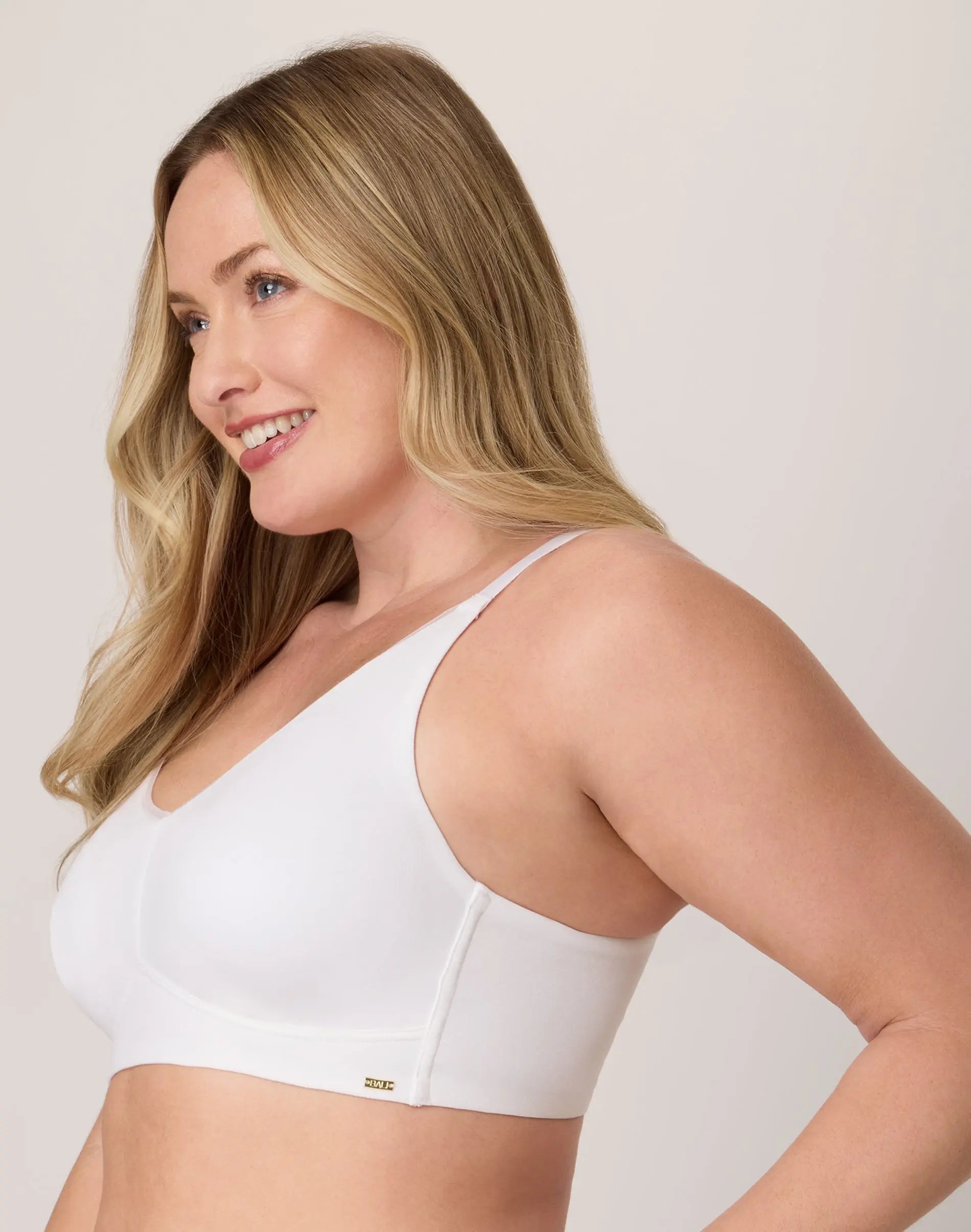 Bali Cotton Collection Wireless Bra Women'S Comfortable Fit Everyday Support Breathable Df8130