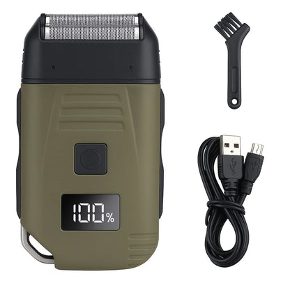Mens USB Electric Shaver Trimmer Razor Rechargeable Hair Beard Shaving Machine