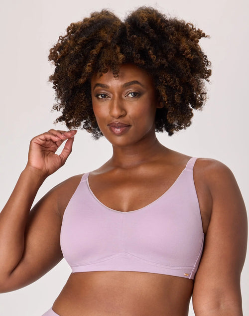 Bali Cotton Collection Wireless Bra Women'S Comfortable Fit Everyday Support Breathable Df8130