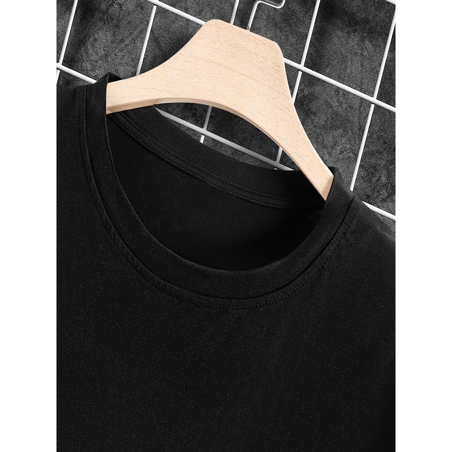Home Break Men'S Black T-Shirt - Feliz Dia Papa Spanish Father Printing, Sweat Absorbing Cotton, Regular Edition Short Sleeve T-Shirt, Compatible with Daily Wear, External Work, Case Printing, Shu Cotton